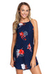 Blooming Print Sleeveless Dress